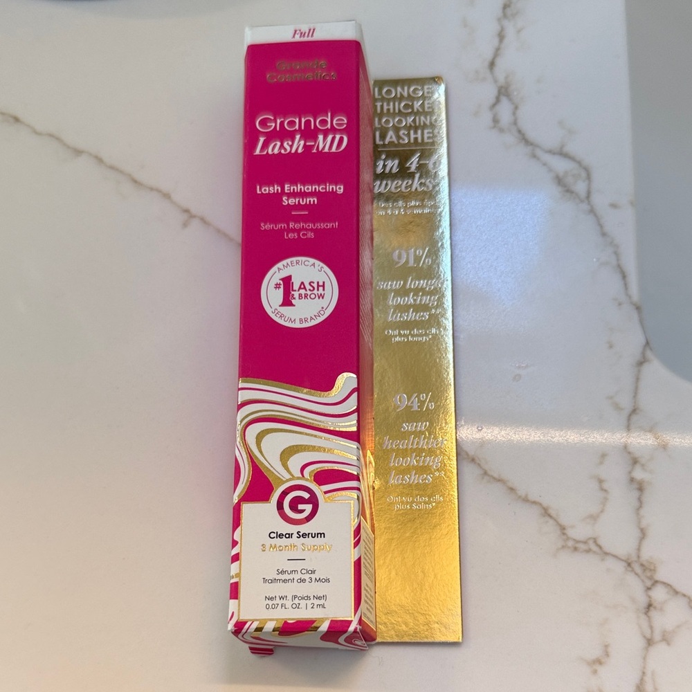 NWT Unopened Large 3 Month Supply Grande Lash EyeLash Enhancing Serum